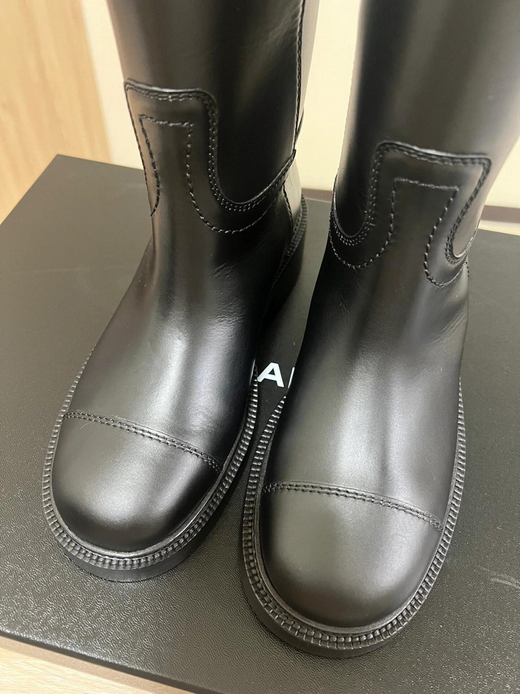 Chanel Women's Autumn/winter Fashion Casual Solid Color Round Toe Short Boots Shoes #78372