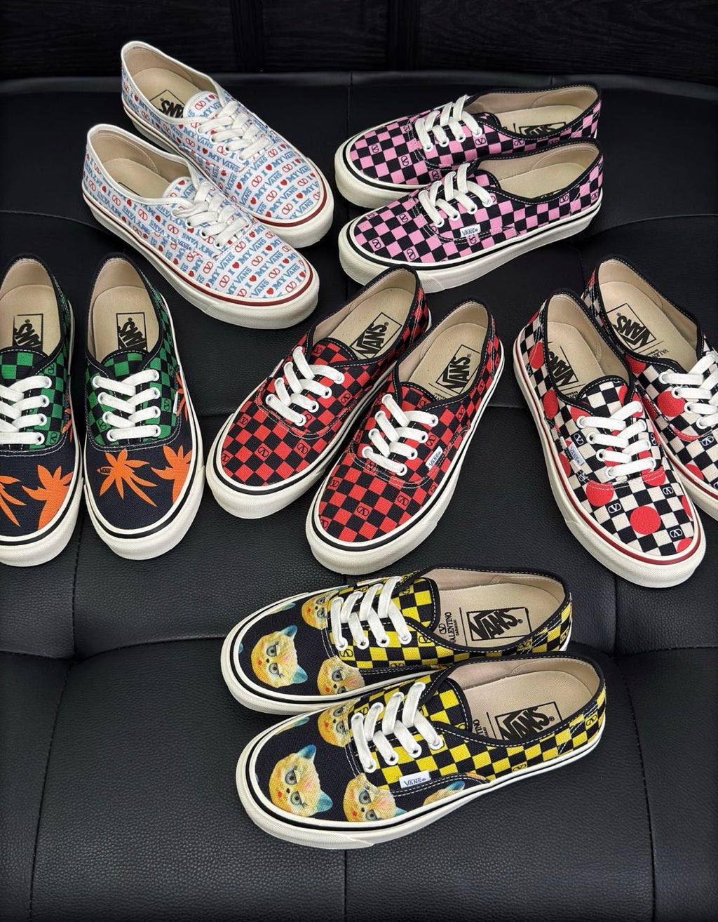 Valentino X VANS Joint Women's and Men's Sneakers Printed Style #333072