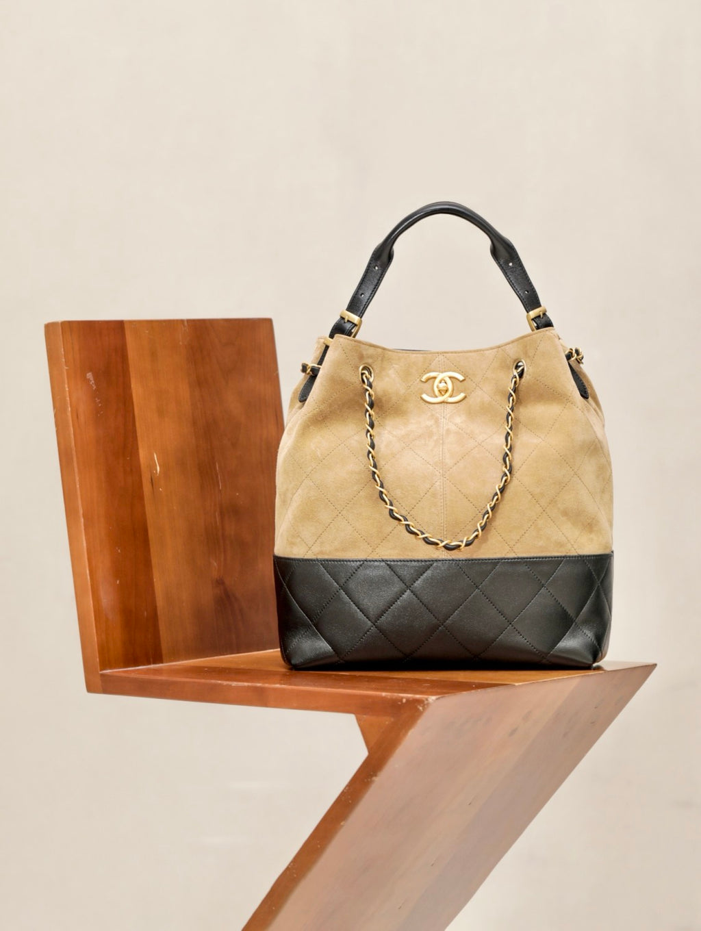 Chanel Women's Multicolored Chain Shoulder Strap Suede And Leather Shoulder Bag Handbag Bags #77468