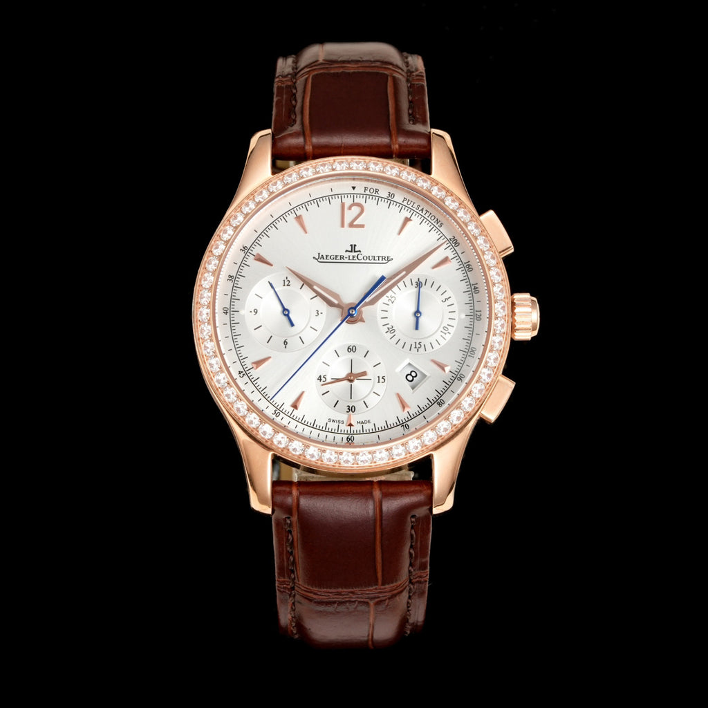 Jaeger LeCoultre Men's And Women's Classic Automatic Mechanical Movement Watches With Leather Straps  Watch Accessories #78362
