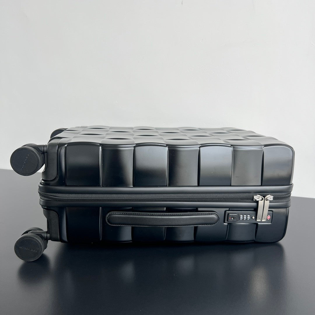 Bottega Veneta Odyssey Men's And Women's Locking Zipper Closure Polycarbonate Solid Color Luggage Trolley Case Bag #75332