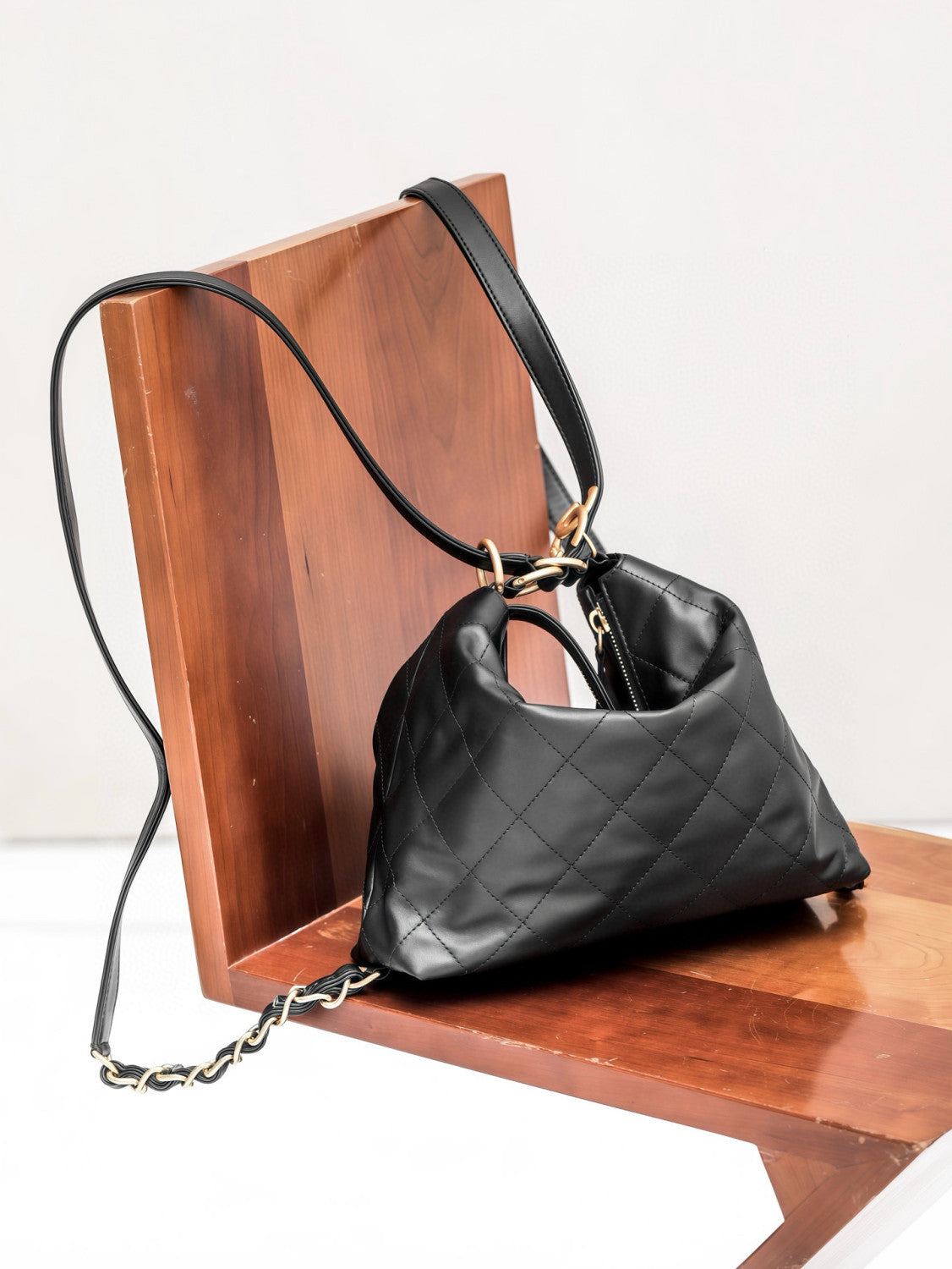Chanel 25S Women's Chain Shoulder Strap Solid Color Cowhide Handbag Single Shoulder Bag Double Shoulder Backpack Bags #77652
