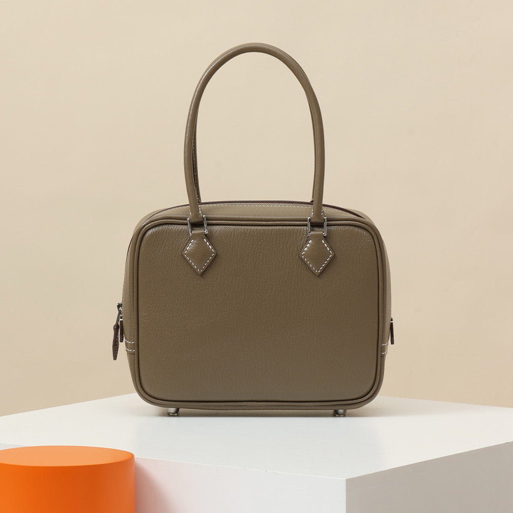 Hermes Plume 21 Mini Handbag Goatskin Tote Bag Solid Colour Fashionable And Elegant Crossbody Bag Luxury Square Clutch Bags Pl200230 #197374