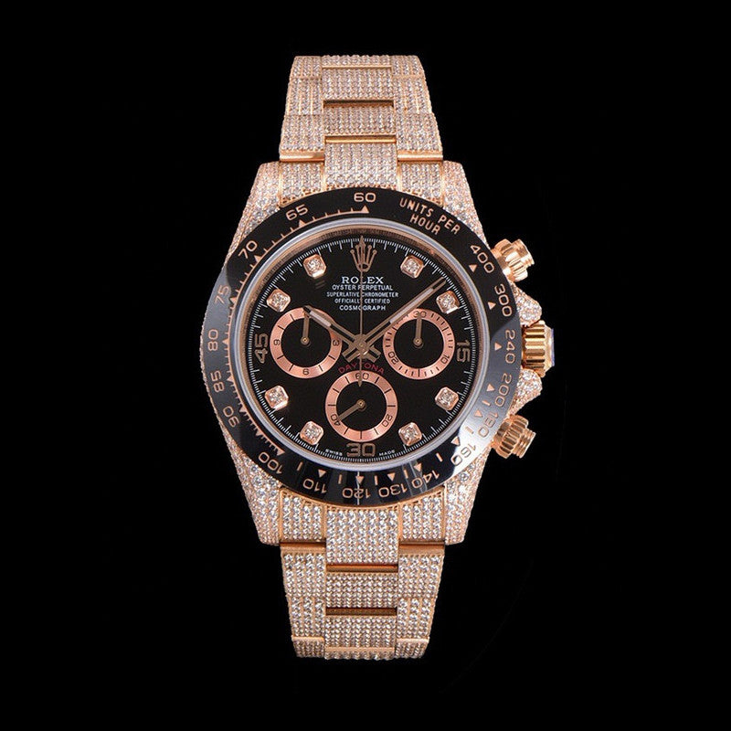 Rolex Cosmograph Stainless Steel and Diamonds Mechanical Watch #97786