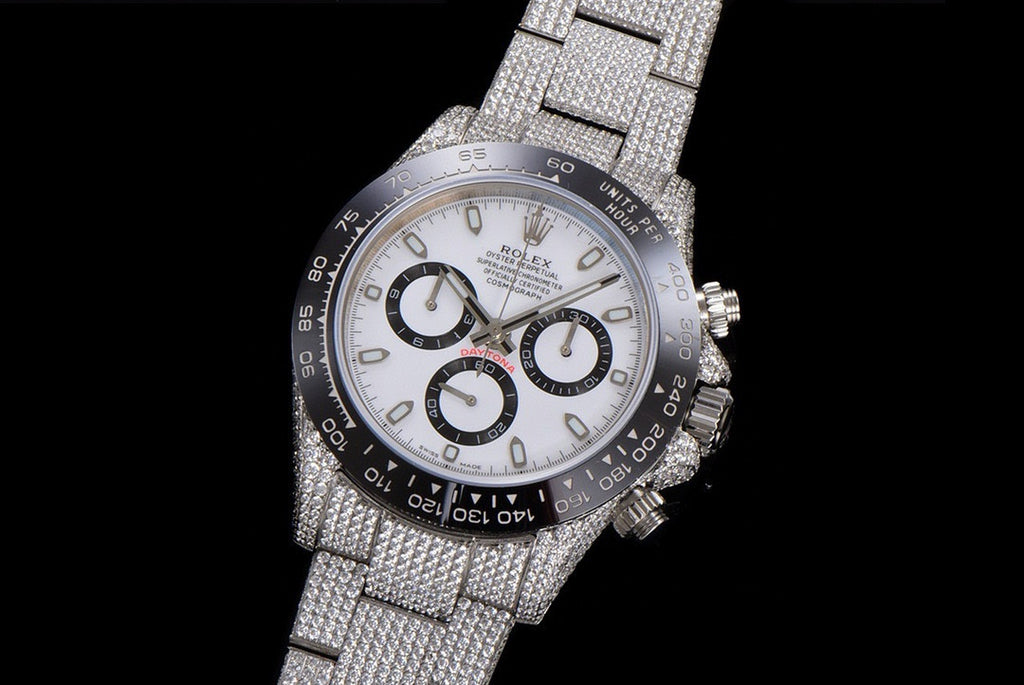 Rolex Cosmograph Stainless Steel and Diamonds Mechanical Watch #97786