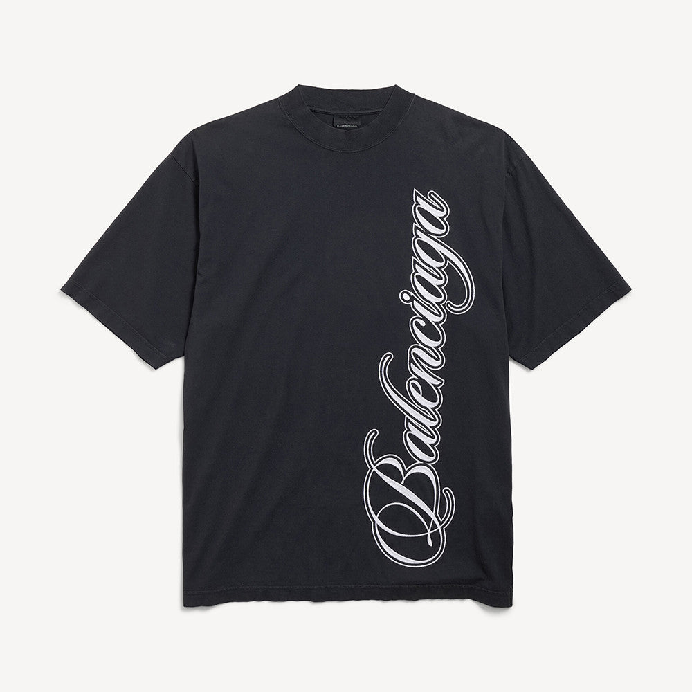Balenciaga Cursive T-shirt Medium Fit #377640