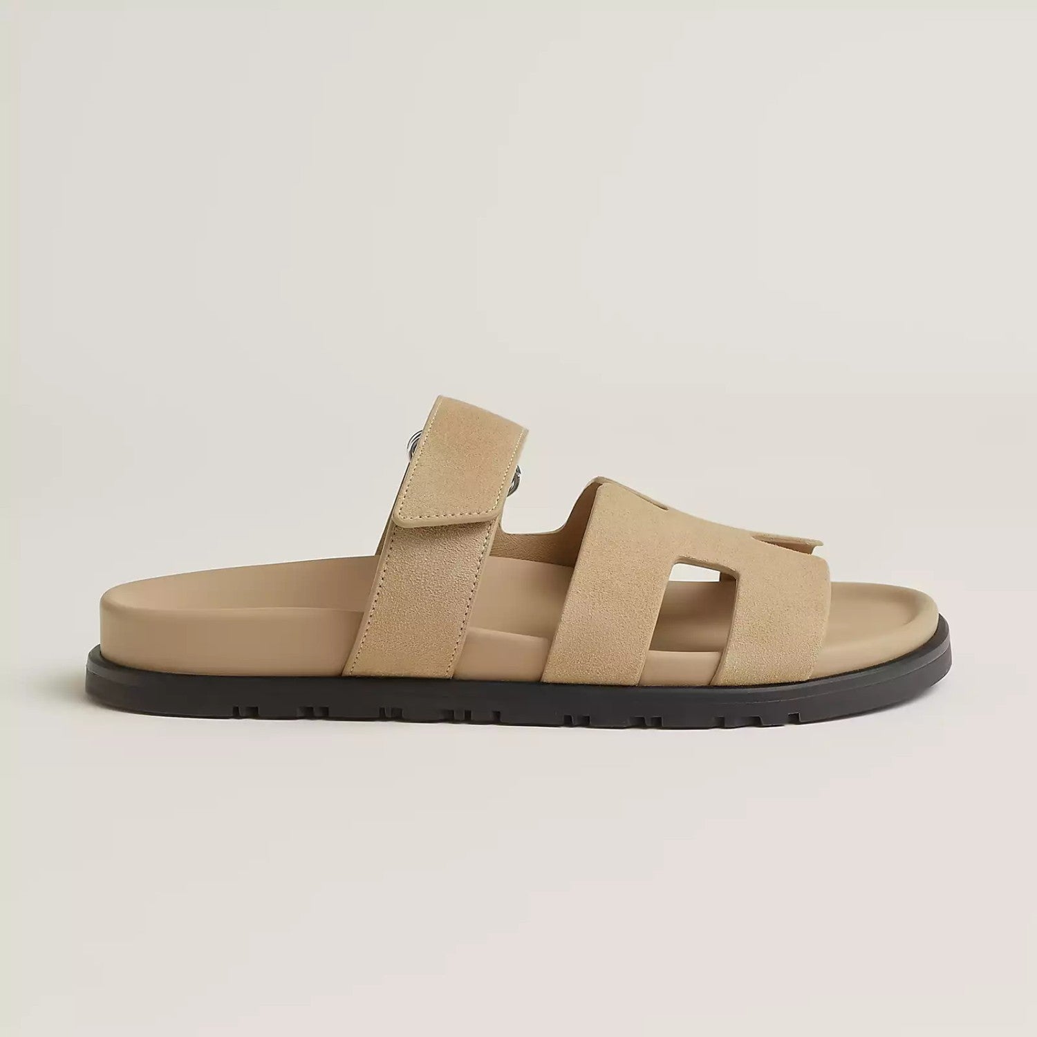 Hermes Women's Autumn and Winter Pure Color Suede Leather Casual Fashion Sandal Mop Shoes #77294