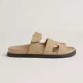 Hermes Women's Autumn and Winter Pure Color Suede Leather Casual Fashion Sandal Mop Shoes #77294