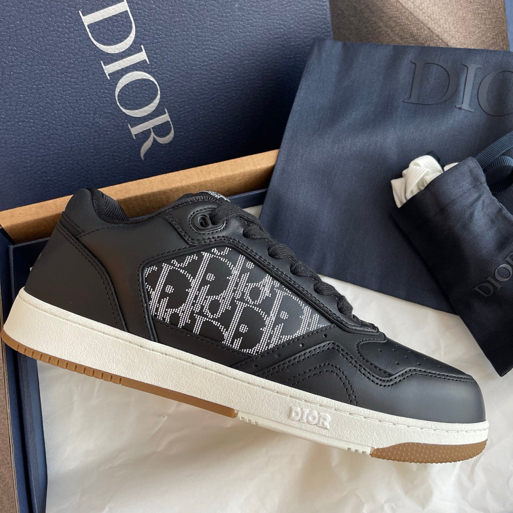 DIOR B27 Uptown Low-Top Sneaker Calfskin Dior Oblique Embossed Suede #376179