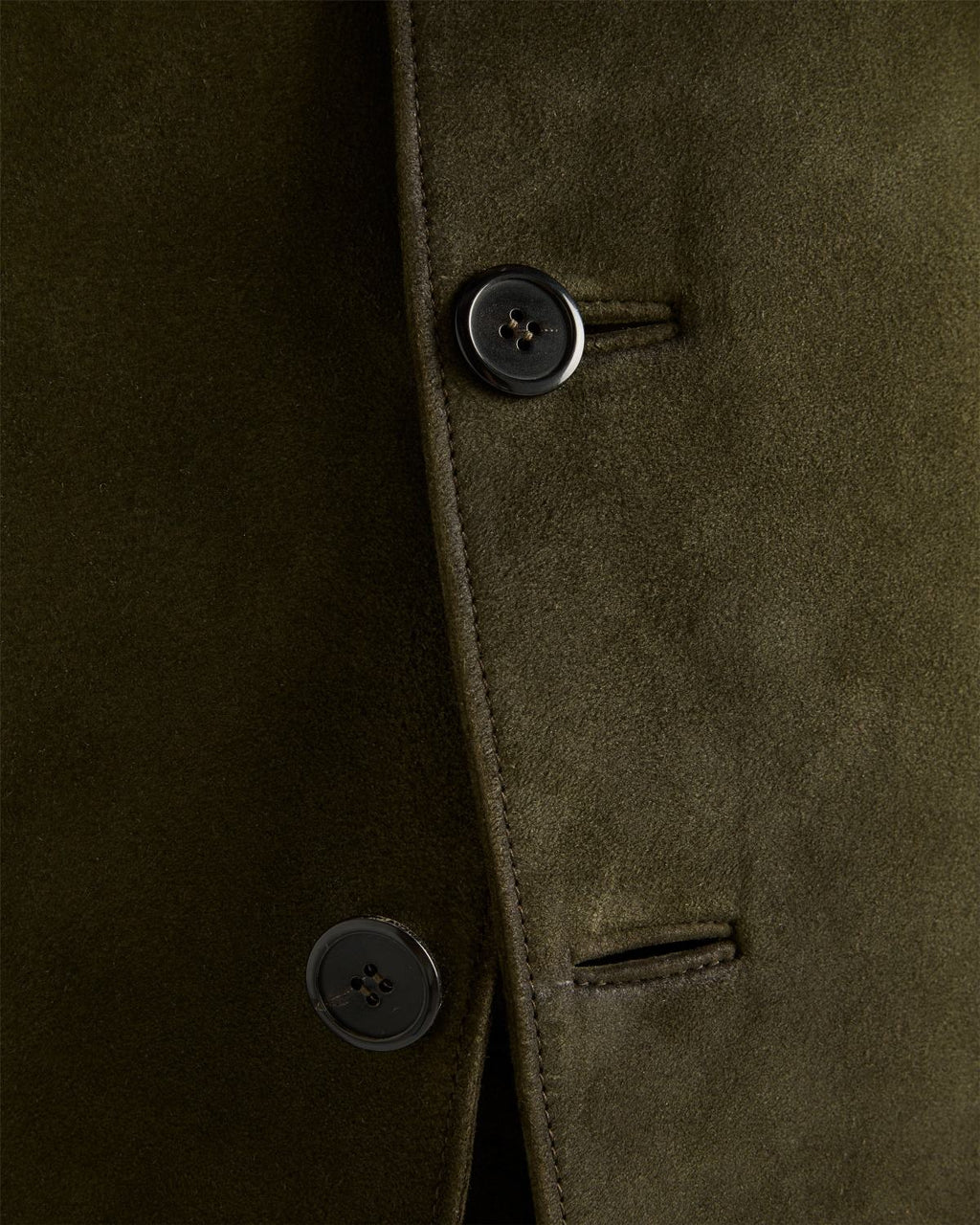 PRADA Men's Forest Green Suede Jacket #333462