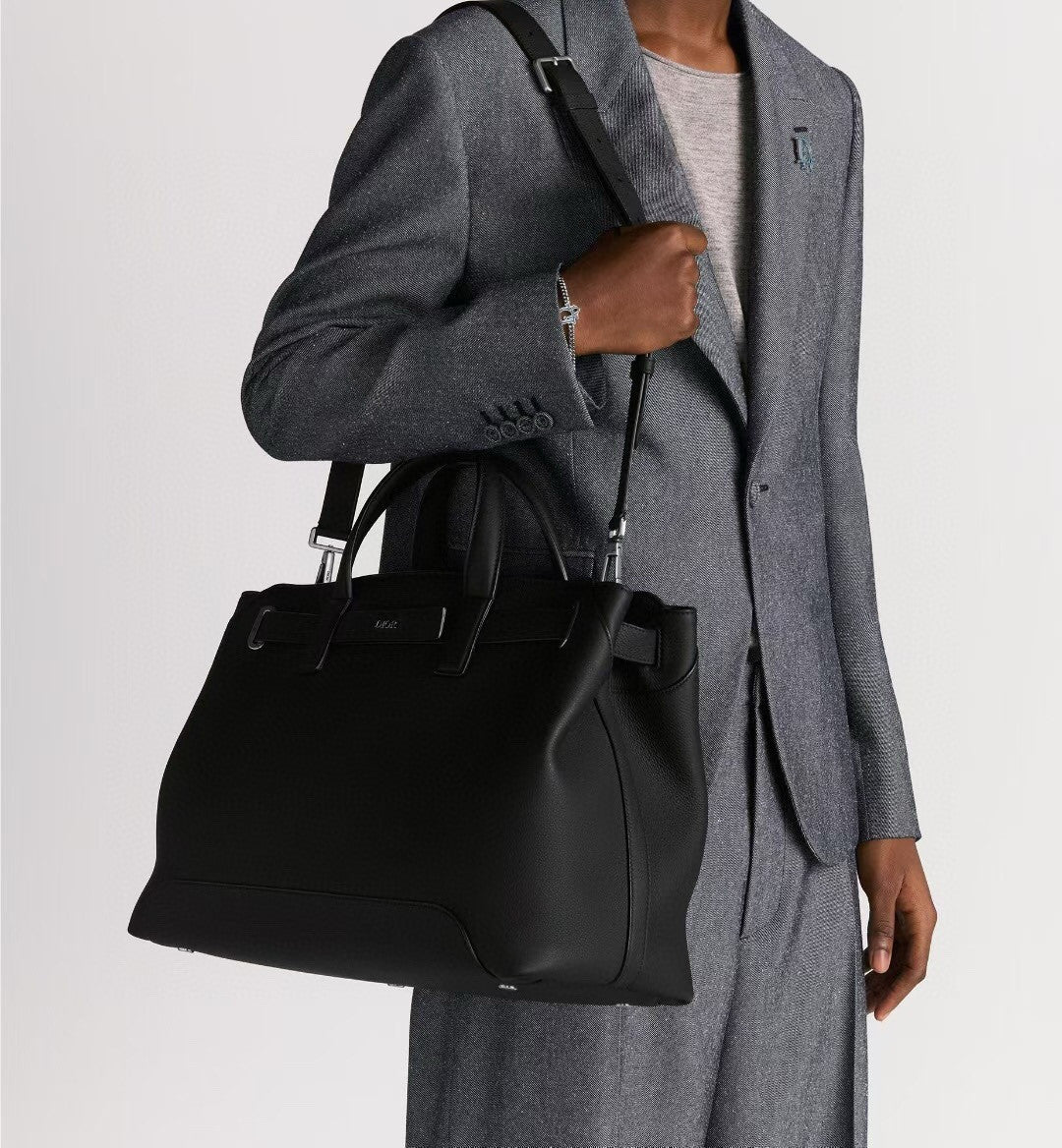 Dior Medium Normandie Handbag Men's And Women's Fashion Luxury Cowhide Crossbody Bag Solid Color Elegant Clutch Bags 1LLSH260KEN_H720 #81394