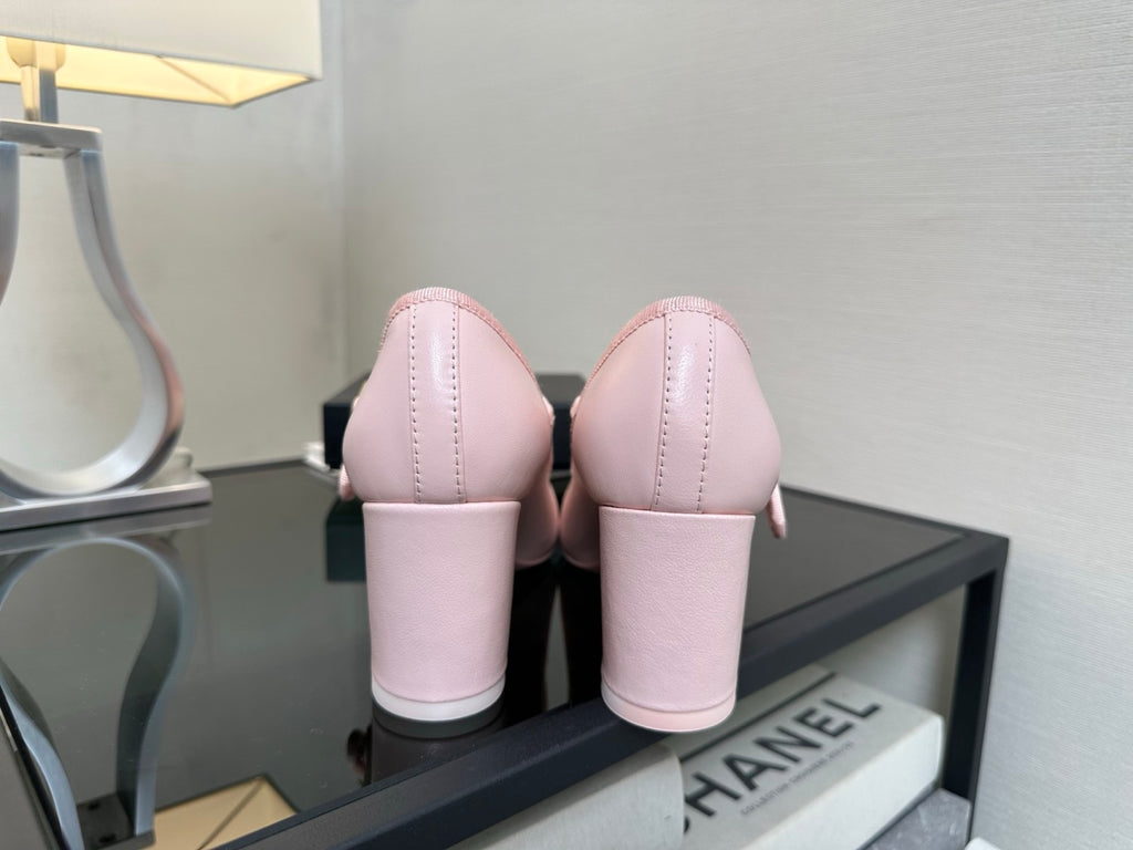 Chanel Women's Spring/Fall Fashion Classic Round Toe Slip On Solid Color Chunky Heel Buckle Mary Jane Shoes Casual Shoes #79251