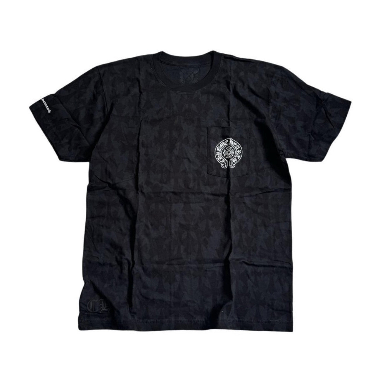Chrome Hearts Men's Summer Logo Printed Round Neck Short Sleeve T-Shirt Pullover Long Sleeve T-Shirt #99423