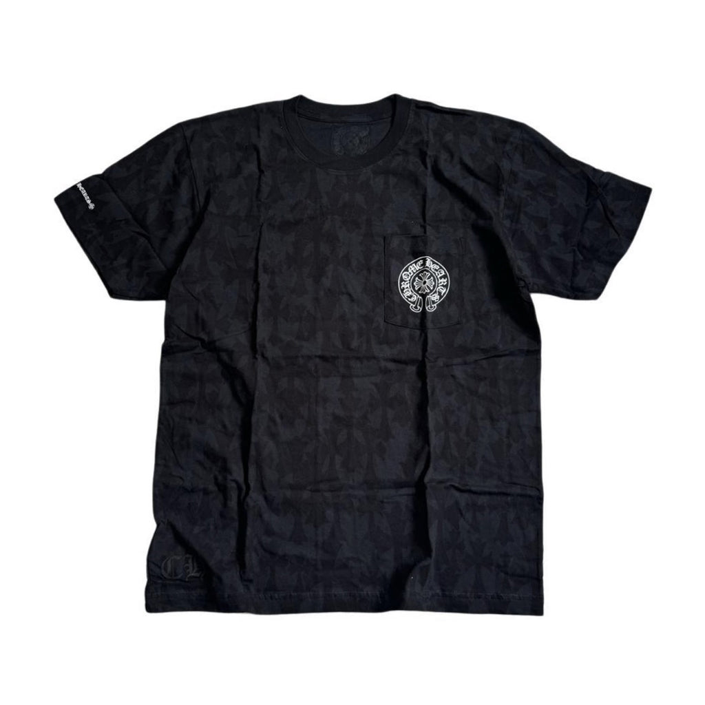 Chrome Hearts Men's Summer Logo Printed Round Neck Short Sleeve T-Shirt Pullover Long Sleeve T-Shirt #99423