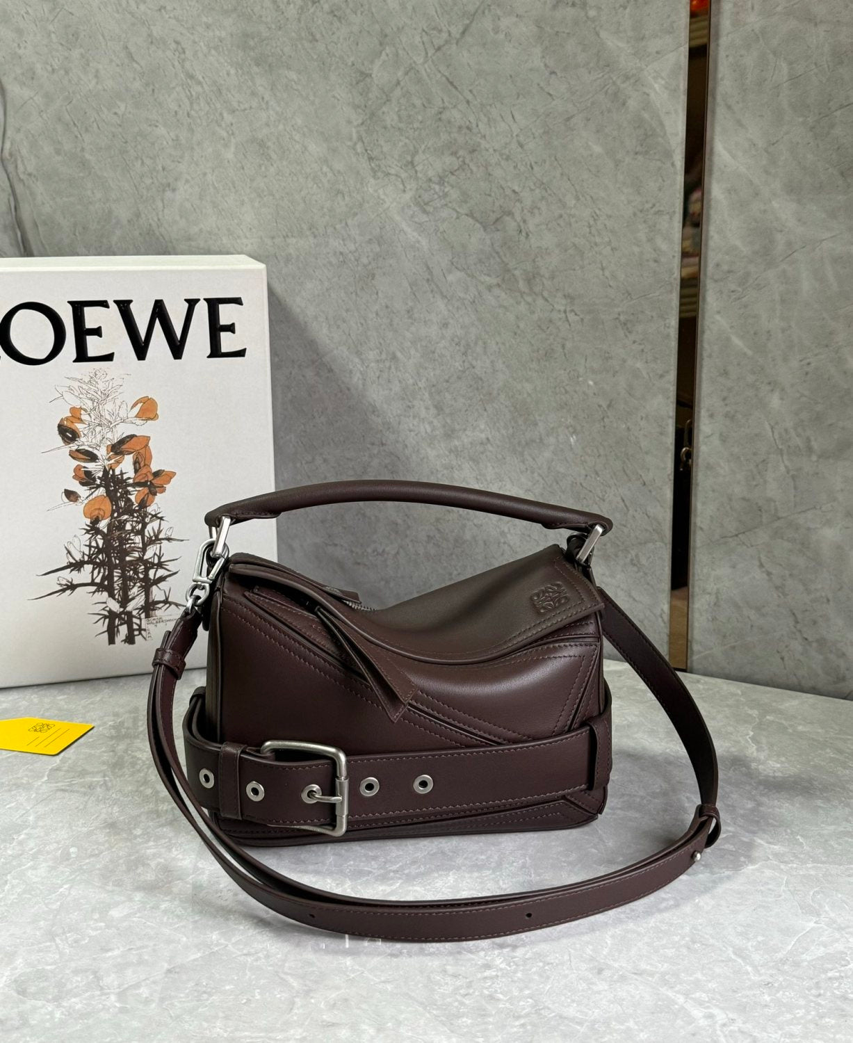 Loewe Puzzle Biker Women's Fashion Classic Solid Color 3D Patchwork Geometric Line Biker Bag Shoulder Bag Crossbody Bag Tote Bag Bags #78823