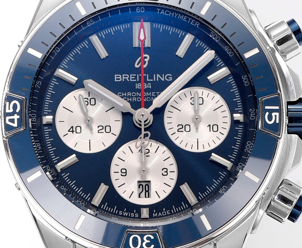 Breitling Silicone Bracelet Mechanical Watch #96675