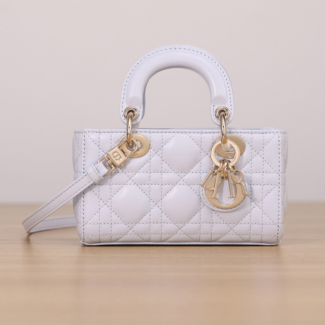 Dior Lady D-Joy Women's Classic Fashion Sheepskin Handbag Gold Buckle Ultra-mini Chain Bag Crossbody Bag Bags S0910ONGE_M848 #78483