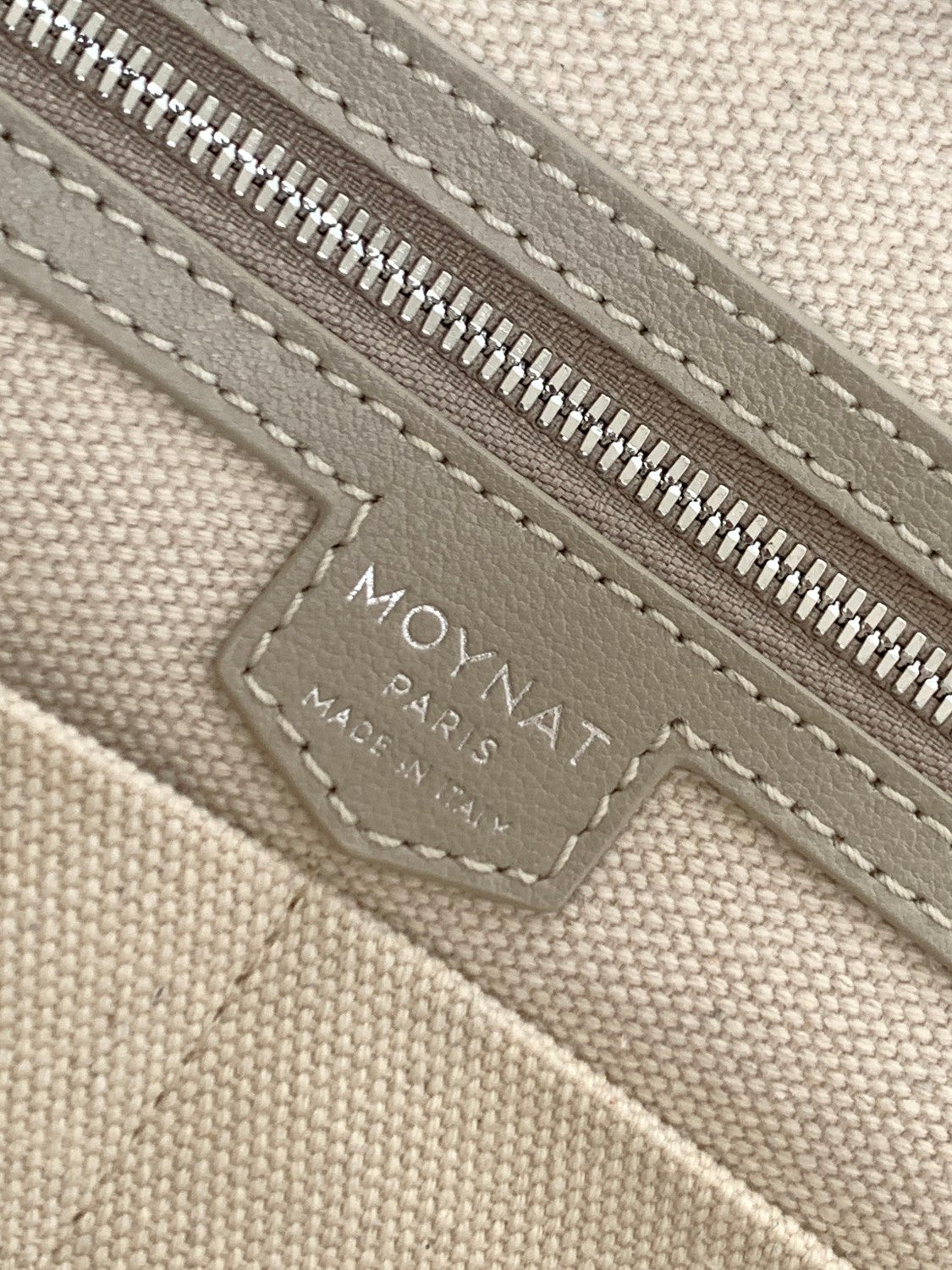 Moynat M Canvas Women's Classic Fashion Gray Canvas Tote Bag With Hook Closure Dual Use Handle And Shoulder Strap Bag Bags #78699