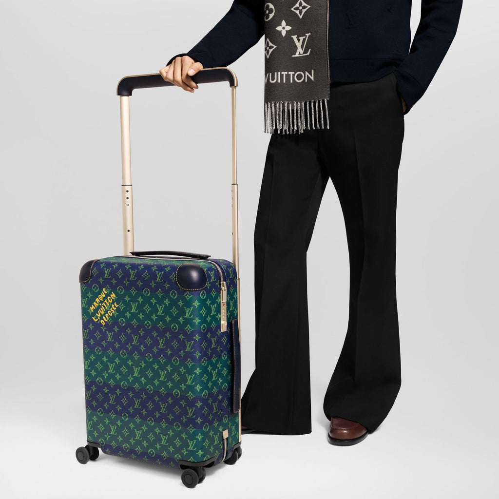 Louis Vuitton Horizon 55 Damier Azur Canvas Travel Bags and Rolling Luggage Fashion Luggage Box Bag Bags N40910 #84359A