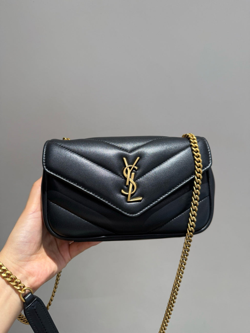 Saint Laurent LOULOU Mini Small Medium Sheepskin Handbag Shoulder Bag Crossbody Bag #332857