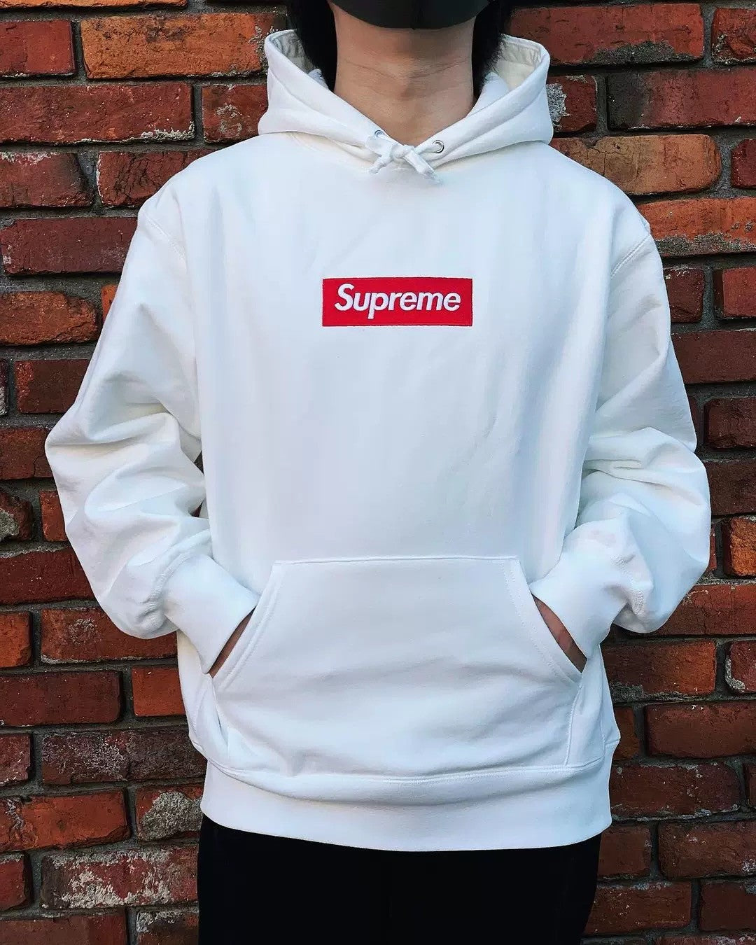 Supreme Men's And Women's Spring And Autumn Solid Color Logo Hoodie Multi-color Hooded Sweatshirt Casual Loose High Street Trendy Tops  #71398