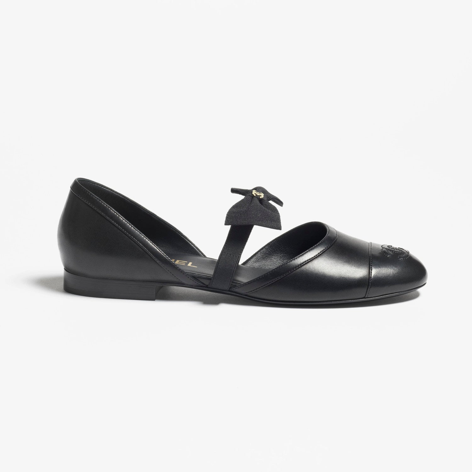 Chanel Women's Spring/Fall Fashion Classic Round Toe Slip On Leather Flat Low Top Mary Jane Dance Shoes Shoe #79239