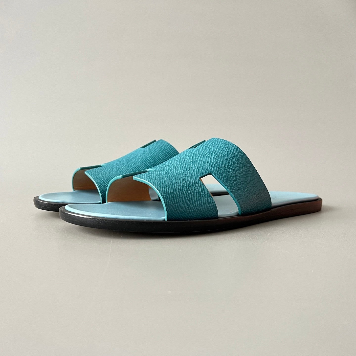 Hermes Men's And Women's Spring/summer Fashion Casual Round Toe Slip On Flat Sandals Woven Canvas Sandals Shoes #78416