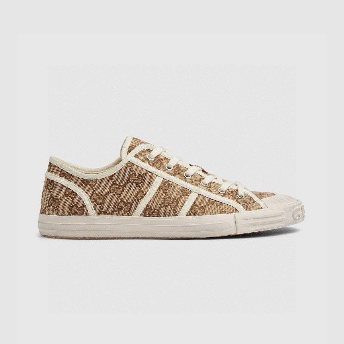 Gucci Men's Round Toe Comfort Webbing Thick Sole Low Top Sneakers Shoes #76413