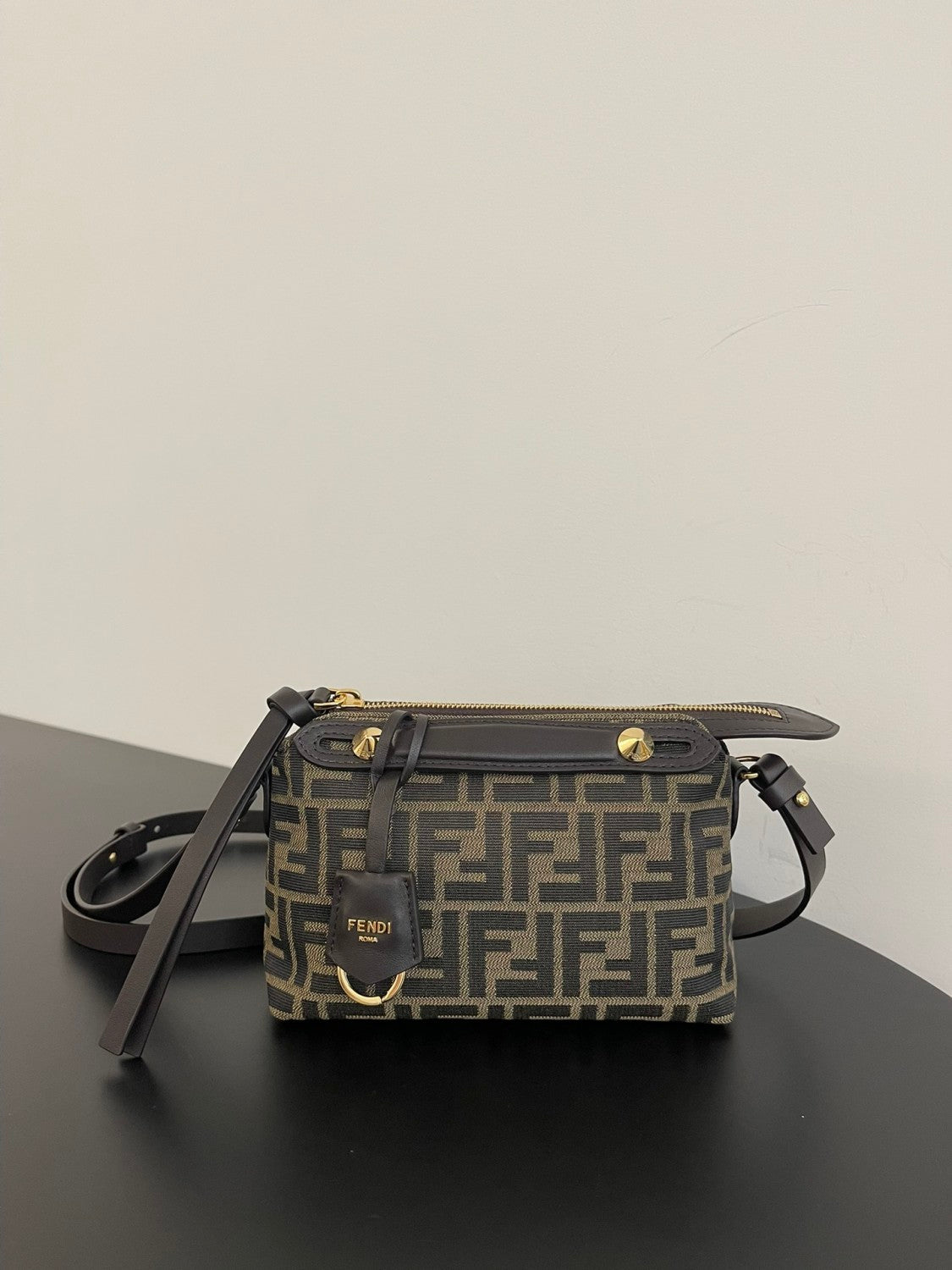 Fendi By The Way Soft Women's Adjustable Removable Shoulder Strap Solid Colour Brand Logo Cowhide Leather Single Shoulder Slanting Clutch Bag Bags #76953