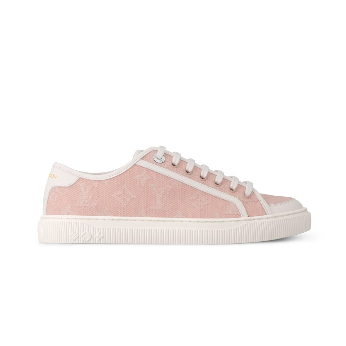 Louis Vuitton LV Lagoon Men's And Women's Solid Color Letter Print Lace-up Low-top Denim Sneakers Shoes #76513