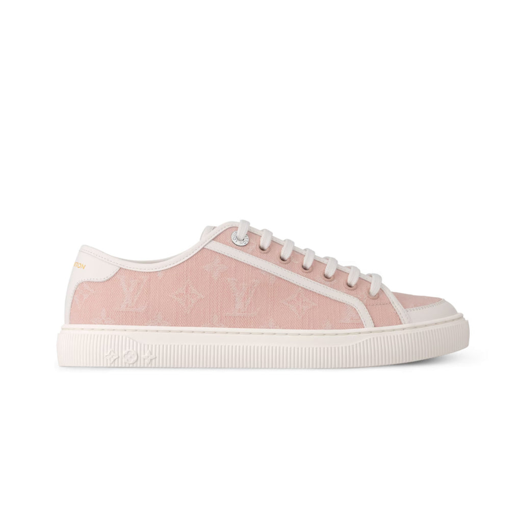 Louis Vuitton LV Lagoon Men's And Women's Solid Color Letter Print Lace-up Low-top Denim Sneakers Shoes #76513