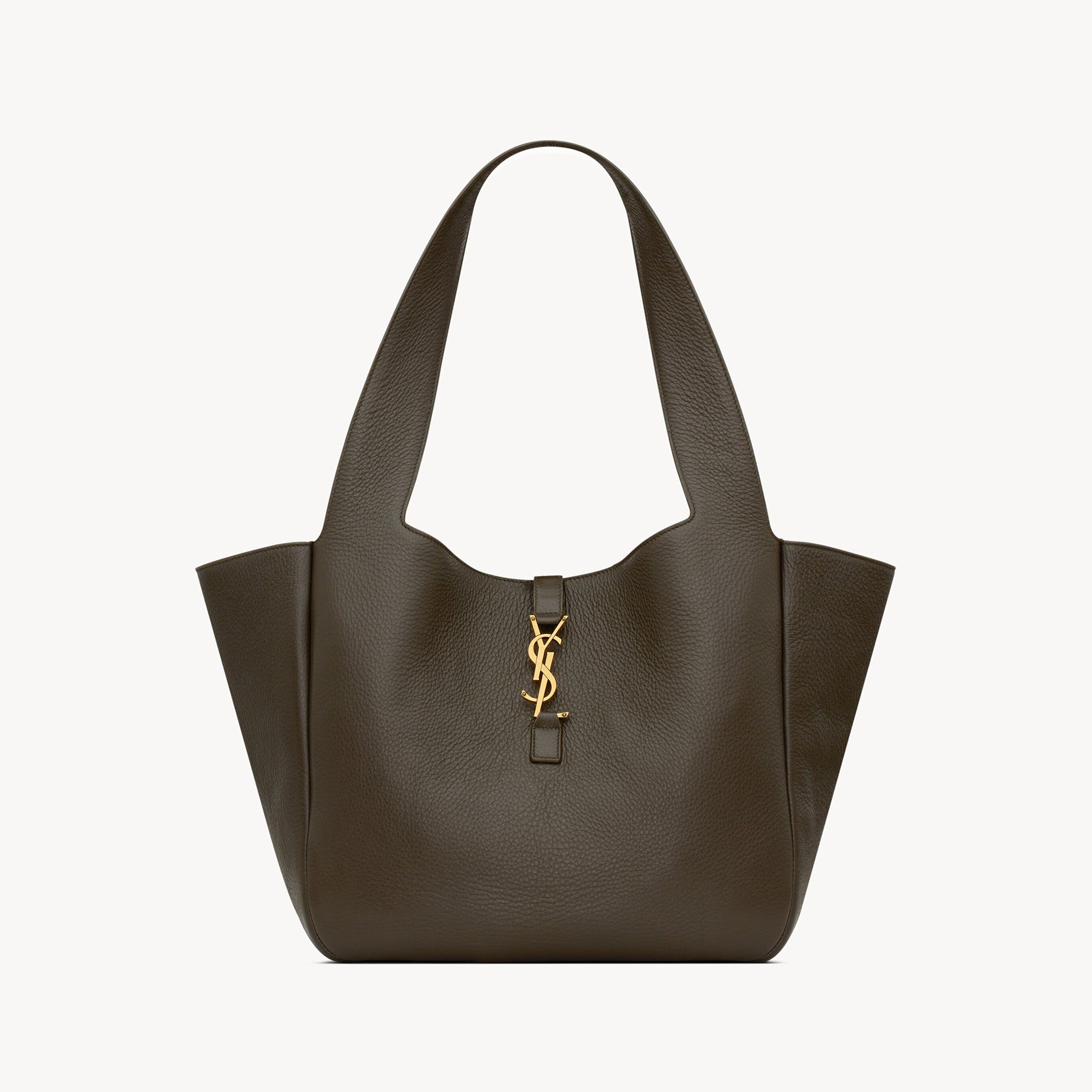 SAINT LAURENT LE 5 À 7 BEA Women's Adjustable Shoulder Strap Solid Color Smooth Leather Shoulder Handbag Bag Bags #76894