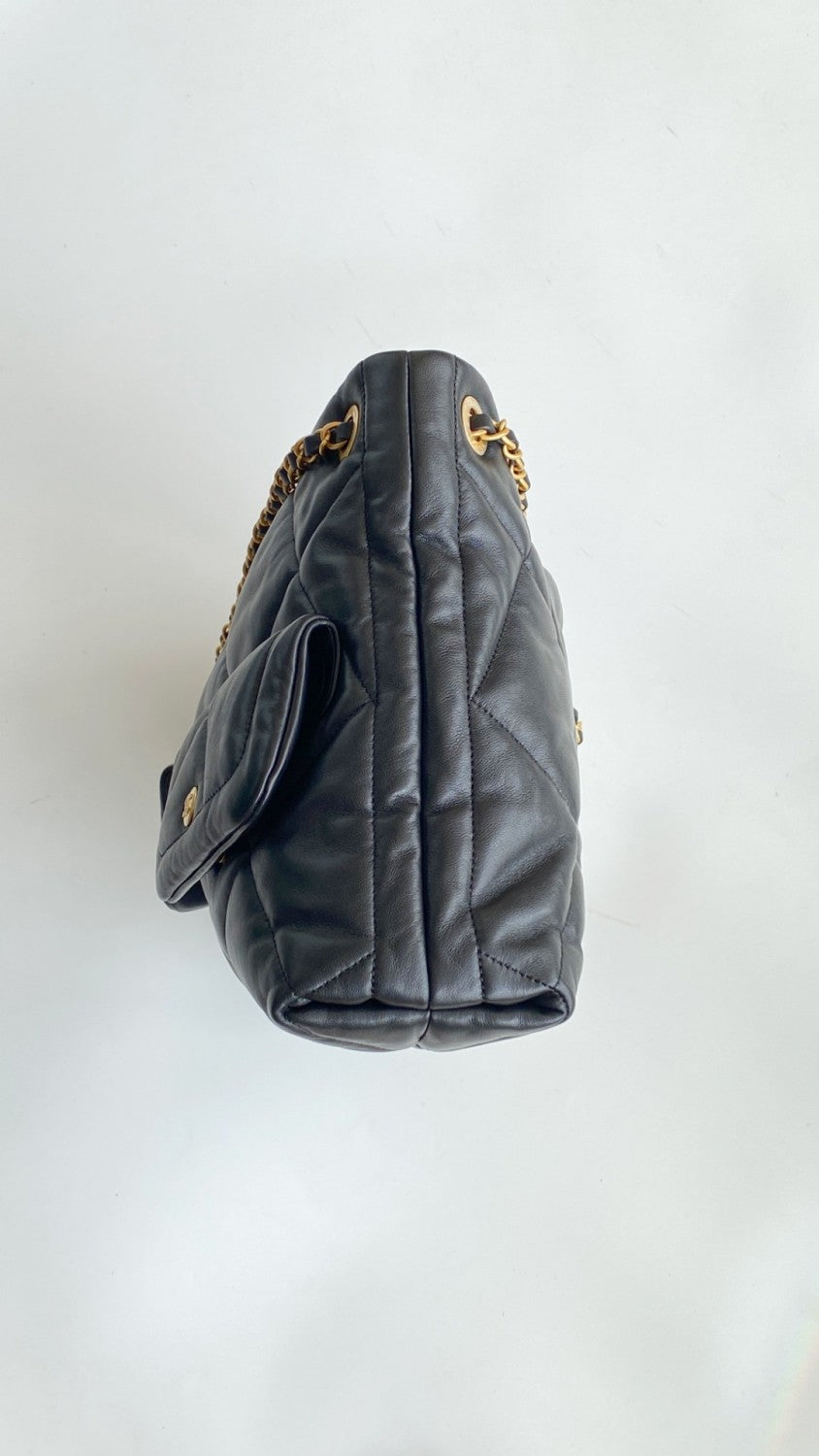 Chanel Women's Fashion Classic Solid Color Leather Diamond Quilted Chain Shoulder Bag/Tote Bag Bags AS5740-B22139-94305 #78912