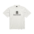 Balenciaga Men's Summer Solid Color Letter Print Round Neck Cotton Short Sleeve T-Shirt #77751