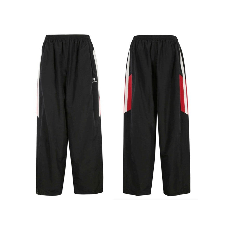 Balenciaga Men's Spring/Fall Fashion Casual Color Block Elastic Waist Side Pocket Zipper Relaxed Fit Sweatpants Pants #78984