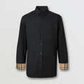 Burberry Men's Spring Summer Slim Fit Tailored Embroidered Logo Check Long Sleeve Shirt #99373