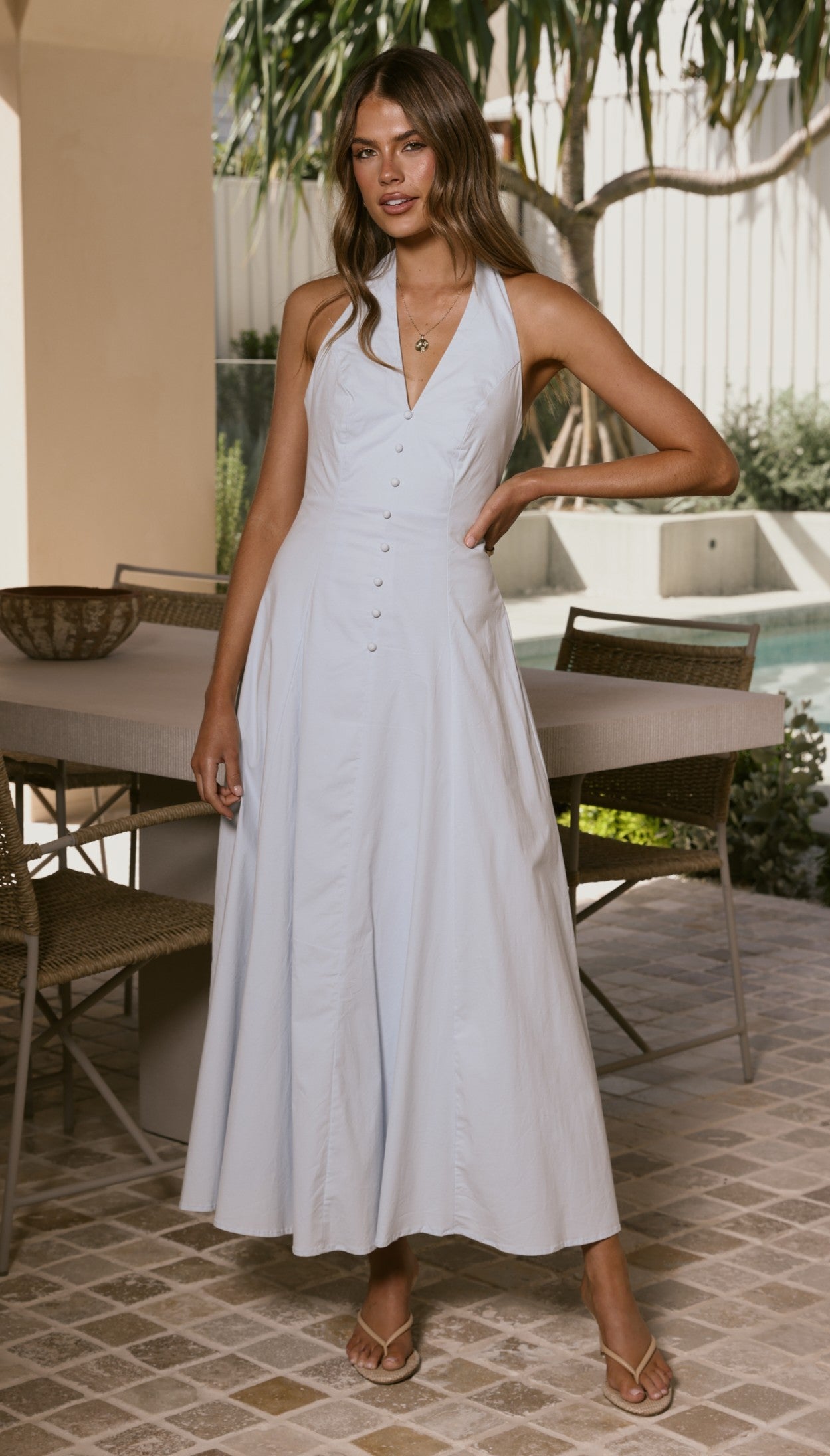 Kaia Maxi Dress - Blue
