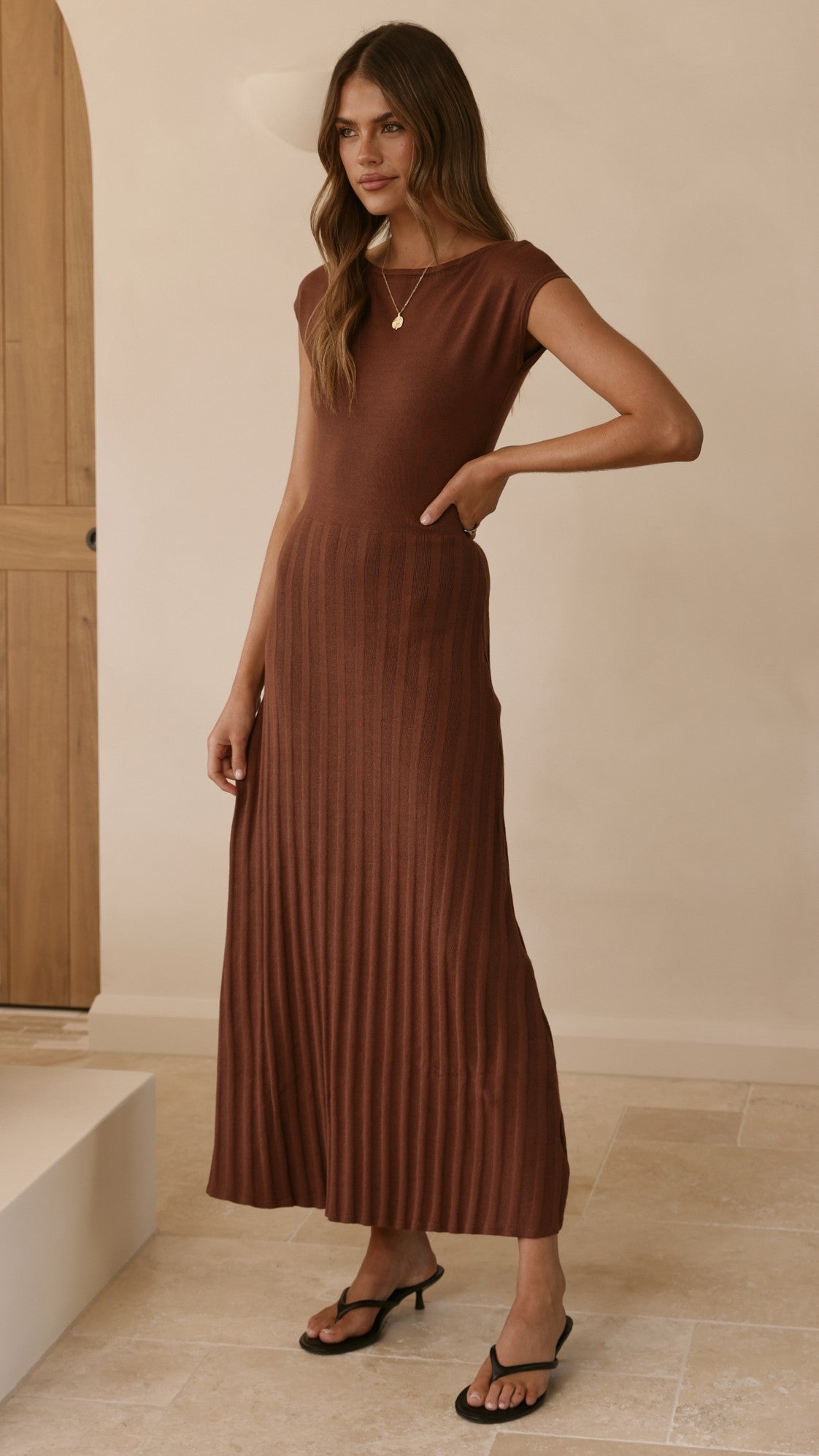 Marni Maxi Dress - Chocolate
