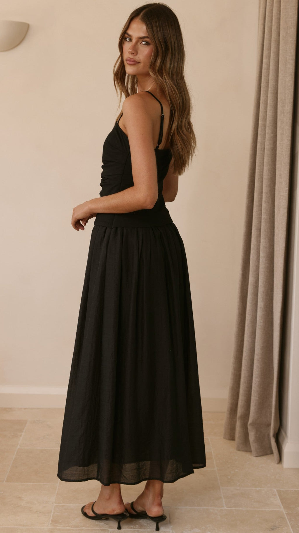 Valentina Maxi Dress - Black