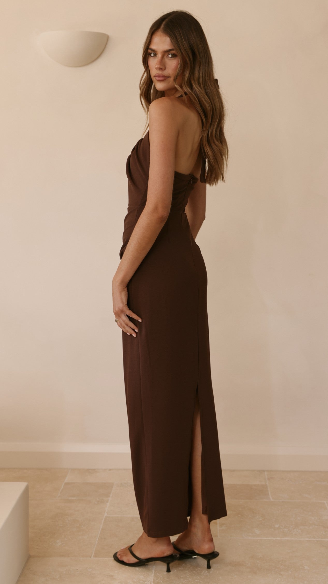 Dita Maxi Dress - Chocolate