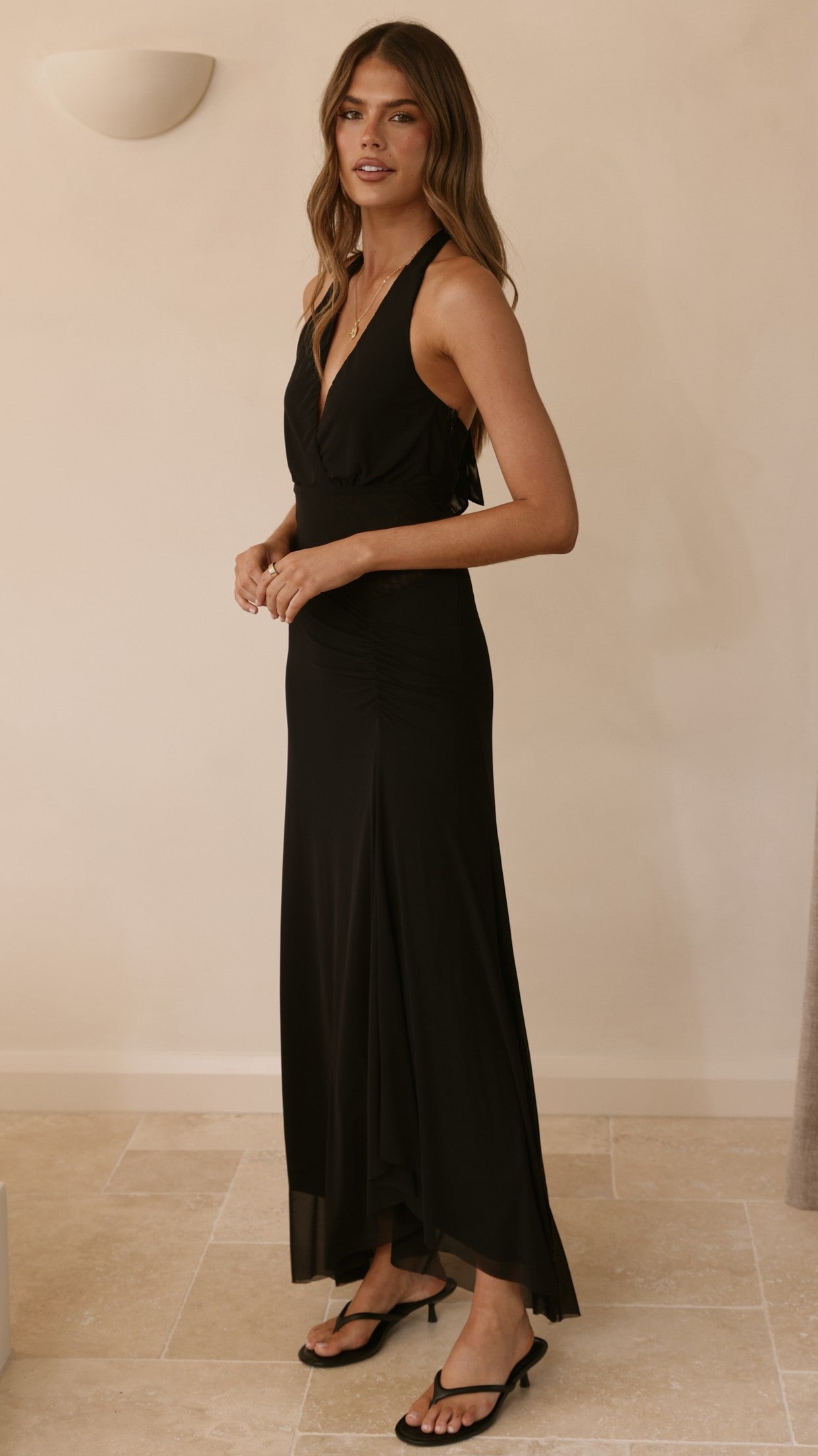 Meredith Maxi Dress - Black