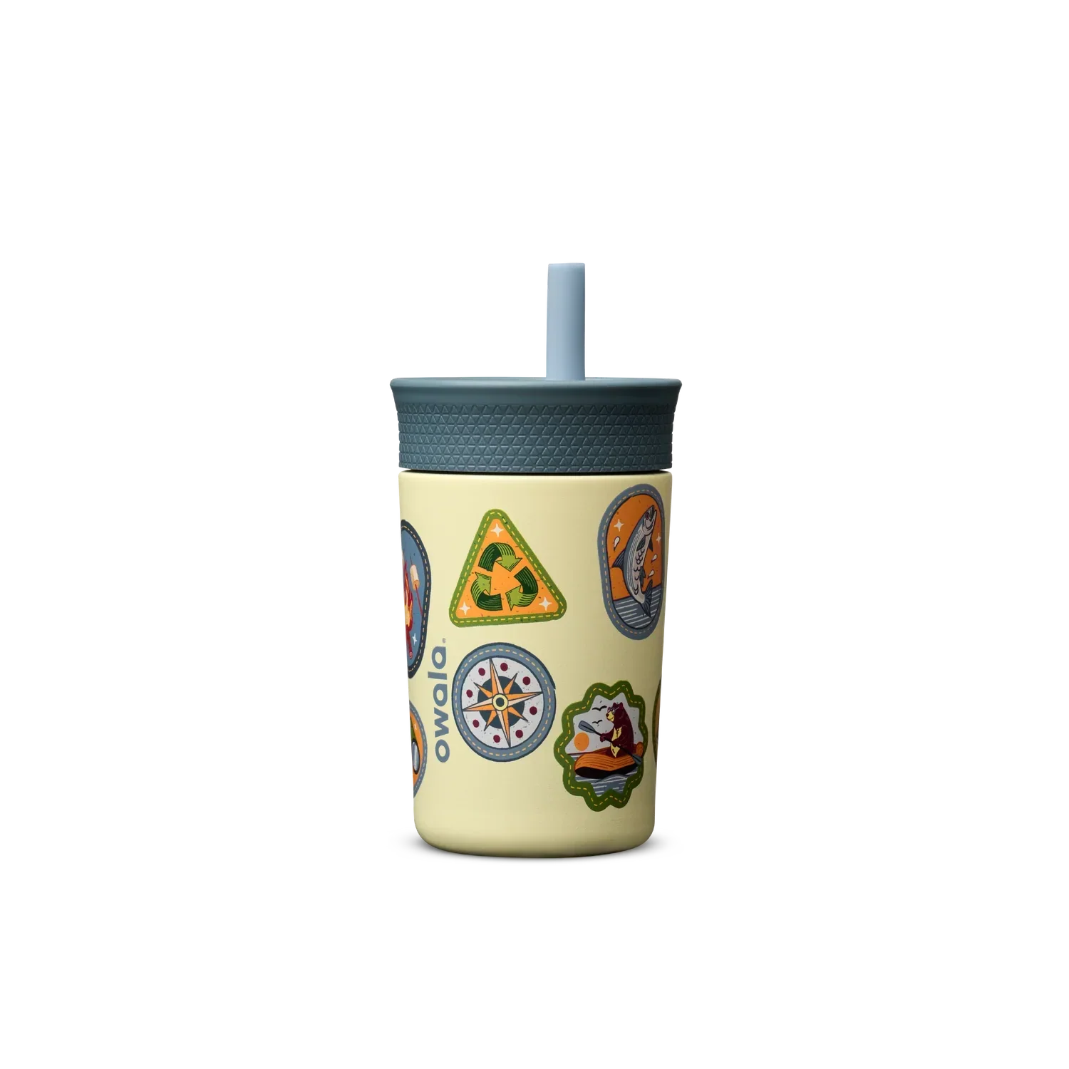 Owala Kids' Tumbler Spill resistant. Easy to clean. BPA free.