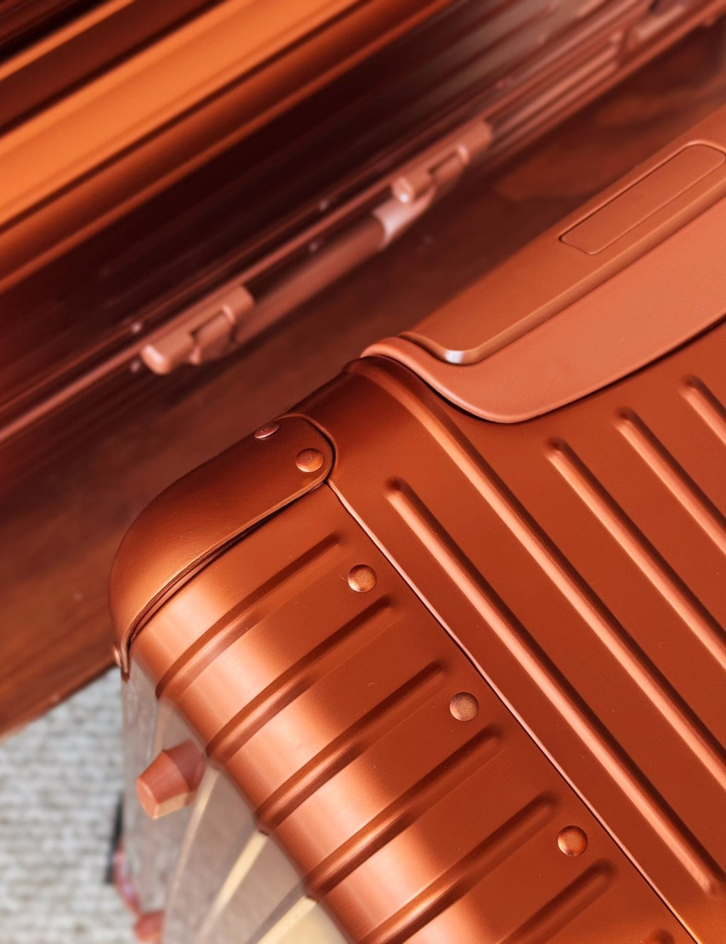 Rimowa Men's Women  Fashion Casual Solid Color Retro Adjustable Height Trolley Suitcase Luggage #78993