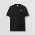 Burberry Men's Summer Monogram Printed Solid Colour Round Neck Cotton Short Sleeve T-Shirt #76665