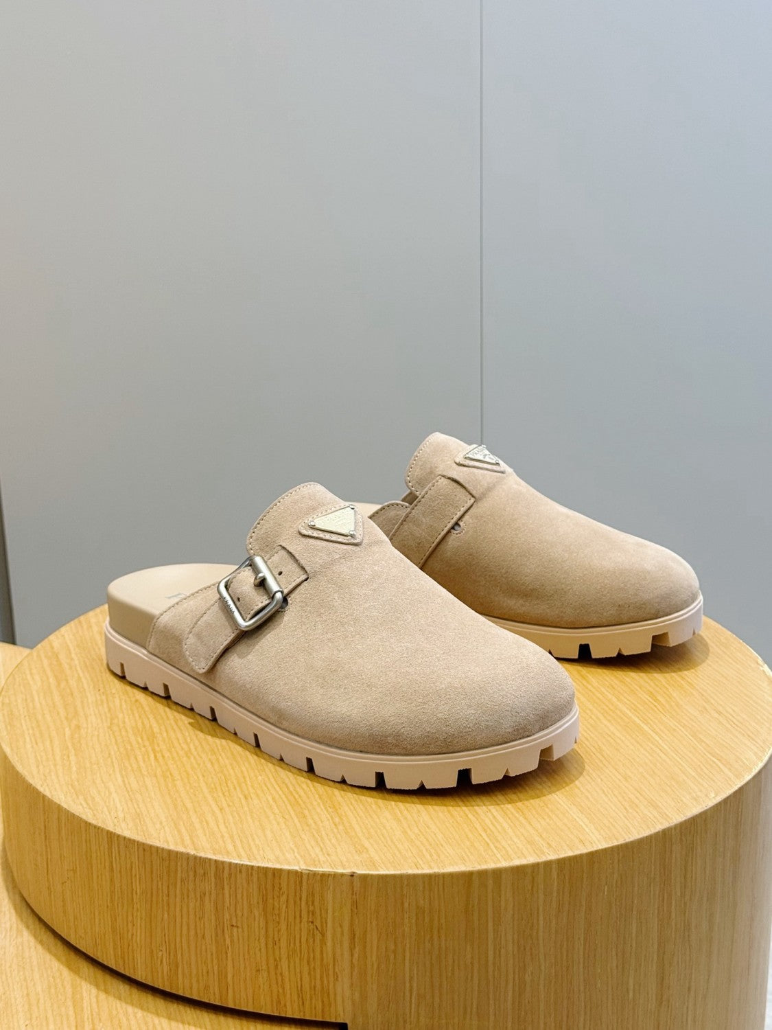 PRADA Suede Mules #384747