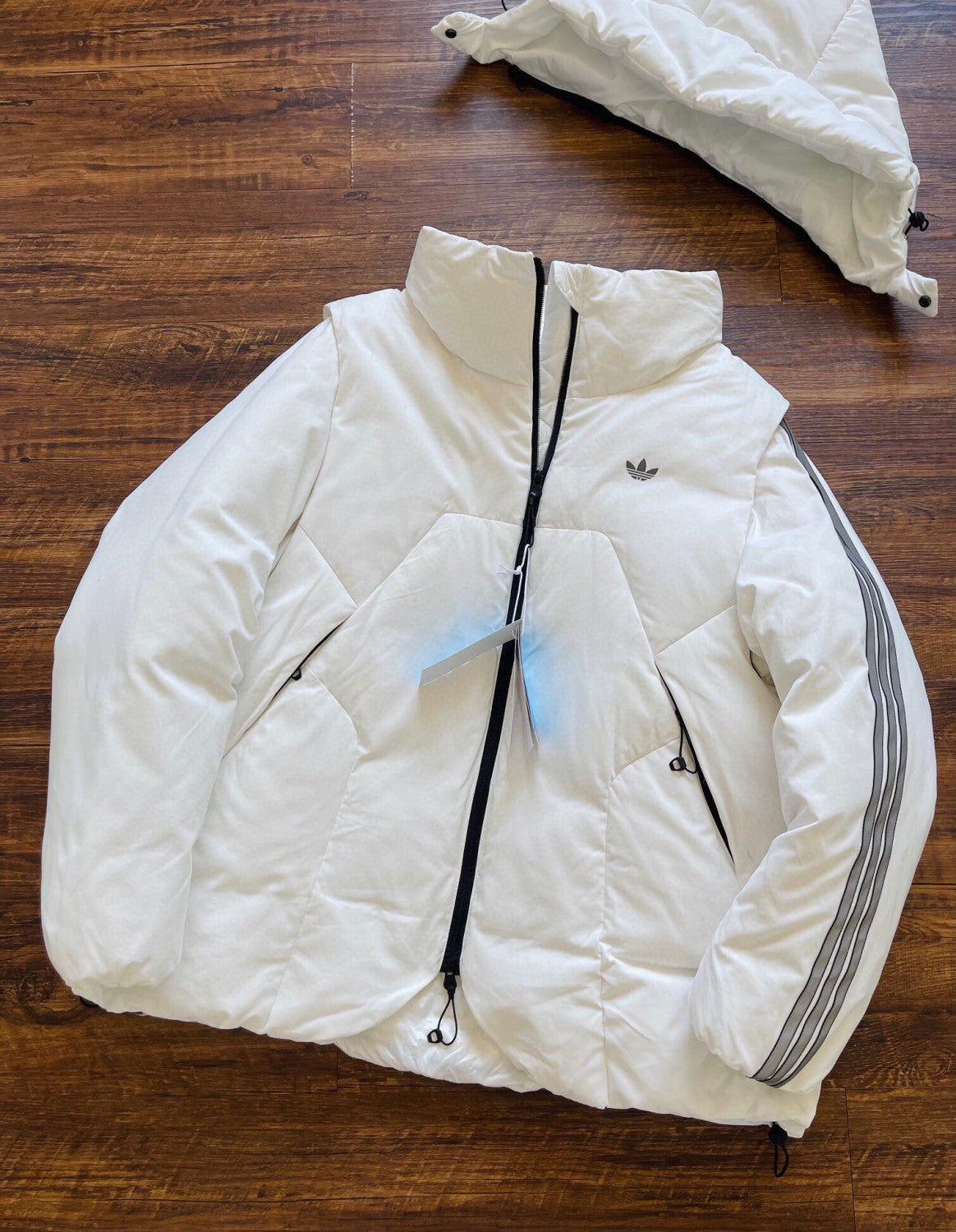 Adidas Originals x HAMCUS Hooded Long Sleeved Down Jacket #21976