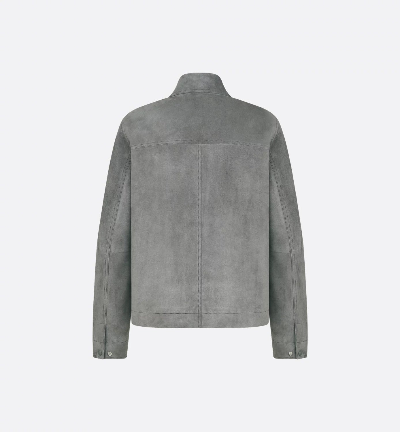 Dior Men's Embossed Logo Spring/Fall High-Street Collar Solid-Color Single-Breasted Leather Short Jacket Ngvp #2598