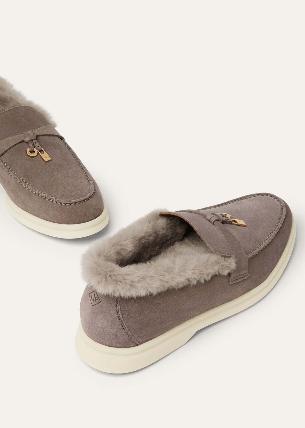 Loro Piana Summer Charms Walk Loafer Suede Moorland #334047