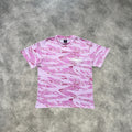 Corteiz Puff Print T-Shirt Pink Camouflage
