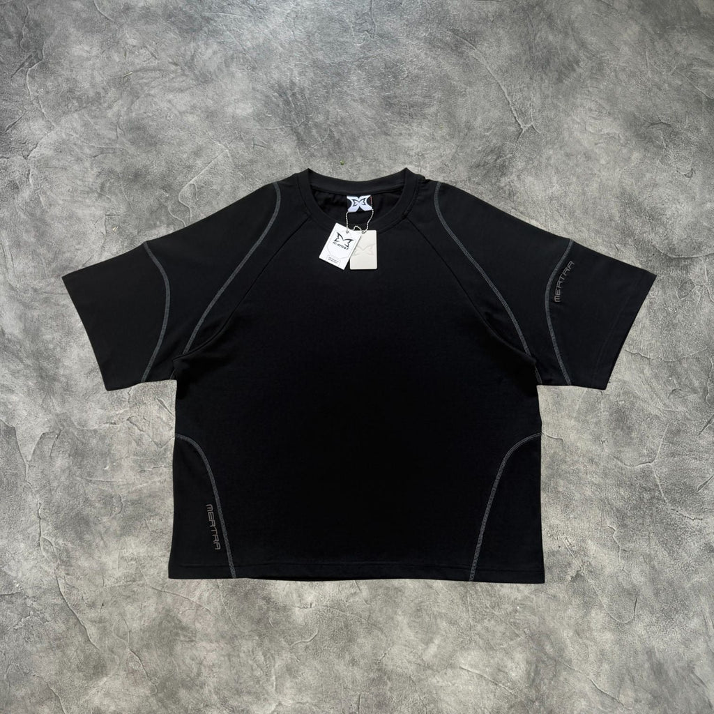 Mertra Stitched T-Shirt Black